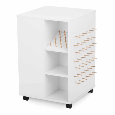 Storage Cube Craft Organizer Arrow, Craft Storage Cabinet With Table